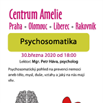 Centrum Amelie: on-line přednáška Psychosomatika