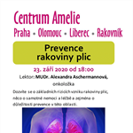 Centrum Amelie: on-line přednáška Prevence rakoviny plic